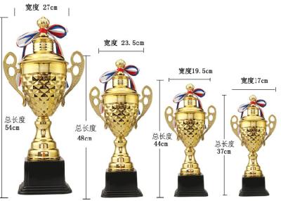 China Bowl Shape Metal Trophy Cup , Company Celebration Custom Trophy Awards for sale