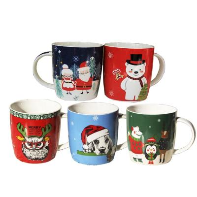 China Customized LOGO Ceramic Anniversary Gift Mugs For Coffee Tea for sale