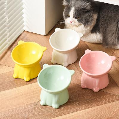 China Lead Free Ceramic Pet Bowl , Eco Friendly Durable Pet Food Bowl for sale