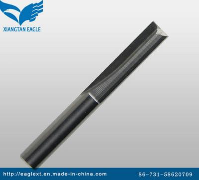 China Solid Carbide Double Flutes Straight Flute Milling Cutter for Woodworking for sale