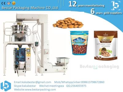China Food packaging honey almond, almond grain packaging machine, vacuum automatic packaging for sale