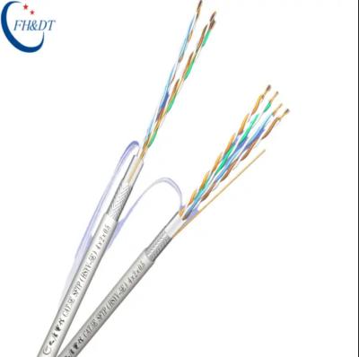 China 4 Pairs Outdoor Shielded Cat5e Ethernet Cable Cat5E SF-UTP Lan Ethernet Cable for sale