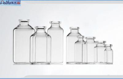 China Antibiotics / Infusion Pharmaceutical Glass Packaging Bottle With Aluminium Plastic Cap for sale