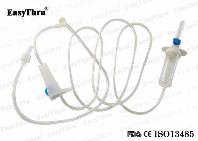 China Practical PVC Disposable Infusion Set With Flow Regulator 20 Drops Per 1ml for sale