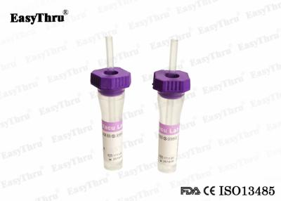 China Leakproof Odorless Blood Sample Bottles , Rubber Stopper Blood Sample Container for sale