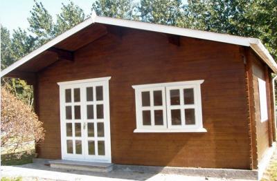 Китай Малый дом кабины Chalet древесины сосенки напольный деревянный без краски продается