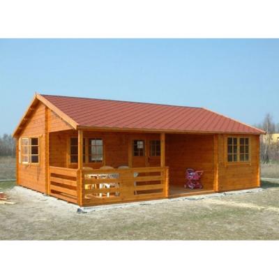 China One Floor Outdoor Wooden House In 36mm 72mm 110mm Wall thickness for sale
