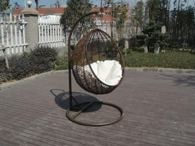 China Excellent Contemporary Outdoor Rattan Furniture Swing Chair For Cafe for sale