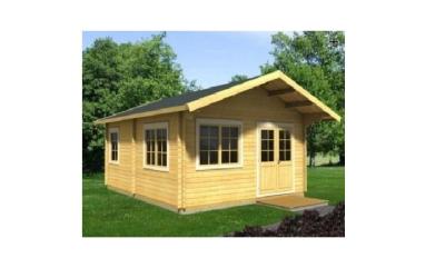 China Eco-friendly Outdoor Wooden House , 630*450cm Log Cabin Wooden House for sale