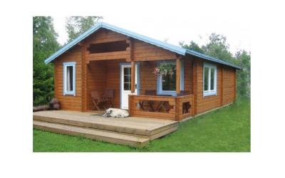 China 2 Bedroom Outdoor Wooden House Canadian Spruce Without Roof Tiles For Apartment for sale
