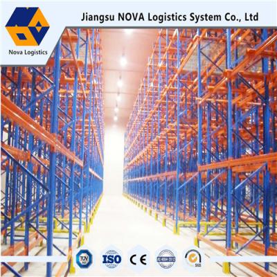 China Durable Drive Through Racking System Industrial Metal Storage Racks Automation Control for sale