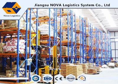 China Epoxy Coating VNA Pallet Racking Q235B Adjustable For Industrial Warehouse for sale