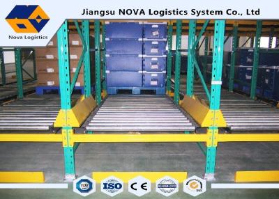 China High Capacity Storage Gravity Pallet Racking Q235B Cool Rolling Steel   for sale