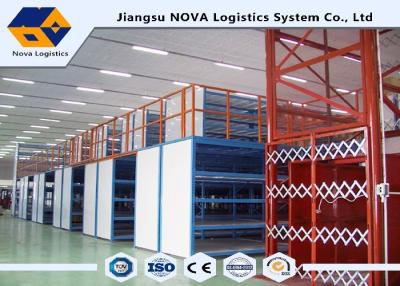 China Plywood Board Industrial Mezzanine Floors Racking System With Staircase for sale