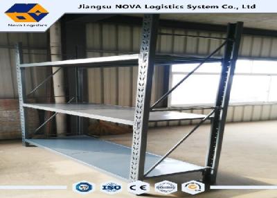 China SGS Cold Rolled Steel Rivet Boltless Shelving 500 - 5000 Kg Per Layer for sale