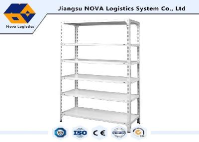 China Cold Rolled Steel Commercial Shelving , Boltless Steel Shelving With High Density Board for sale