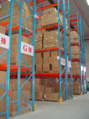 中国 頑丈なパレット倉庫の悩ますこと/金属の貯蔵の棚 販売のため