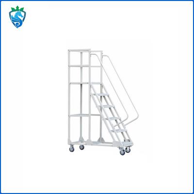 China 2.4 M 2.5 M Mobile Safety Step Ladder For Kitchen Climbing Maintenance Tools for sale