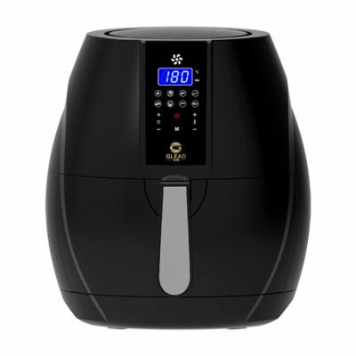 China Black 1200w Kitchen Cooking Equipment High Performance Air Fryer for sale