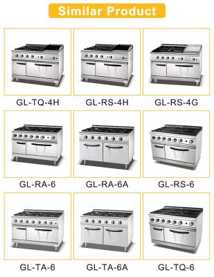 China 800×900×850 70 Gas Consumption Restaurant Cooking Equipment for High Volume Cooking à venda