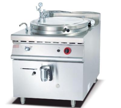 Chine 800×900×850 70 Gas Restaurant Cooking Equipment For Quick Service Restaurants Gas Indirect Jacket Boilling Pan à vendre