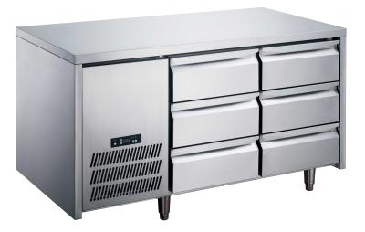 China Kitchen / Restaurant Industrial Refrigeration Equipment Worktable Refrigerator for sale
