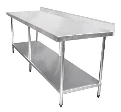 China Adjustable Commercial Hotel Equipment Kitchen Stainless Steel Woking Table for sale