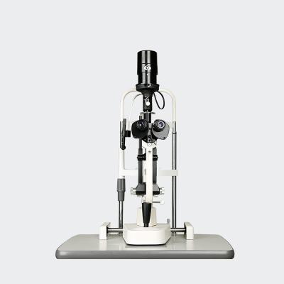 China Ampliaciones convergentes de los pasos del microscopio de lámpara de raja del estereoscopio dos en venta