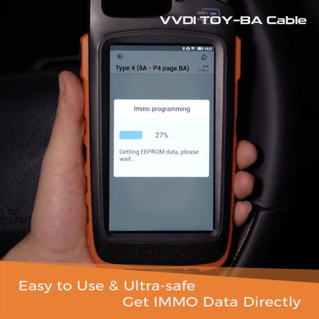 connect xhorse toyota ba cable 2