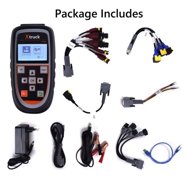 Xtruck Y006 EURO 6 Truck Diagnostic Tool for NOx Sensor AdBlue SCR Urea Level PM Sensor Test & CAN Node Finder 3