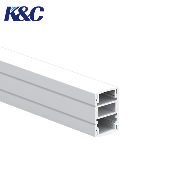 LED aluminum profile installation example showing recessed mounting