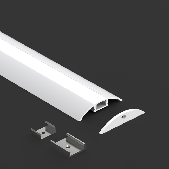Cross-section diagram of LED aluminum profile
