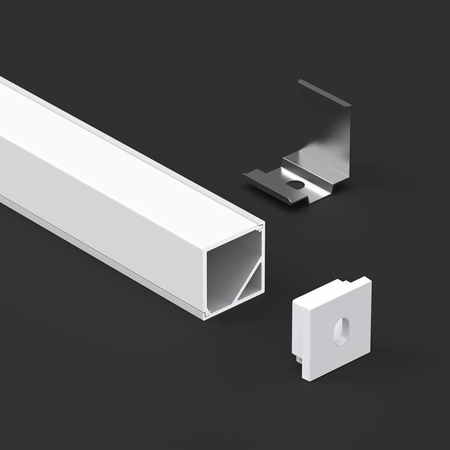 Cross-section diagram of LED aluminum profile