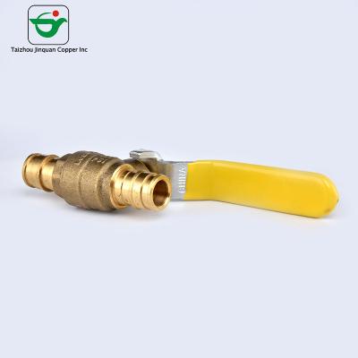 China Precision Natural Brass CW614N CW617N FIP Mini Ball Valve for sale