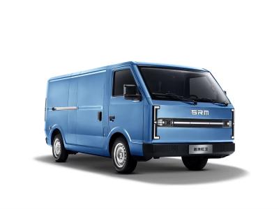 China 2024 SRM New Energy E3L 263km Normalized Cargo Van Quipped With 60kw Pure Electric Power 90kmh Top Speed 2 Colors Option for sale