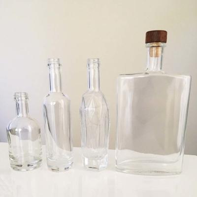 China Vodka Bourbon Whiskey Glass Bottle for sale