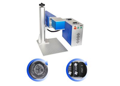China Destop Type Fiber Laser Marker For Handicraft Metal And Stainless Marking 20W for sale