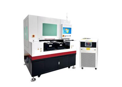 China 80W Dual Table Rearview Mirror Glass Cutting Machine With HTI Control System for sale
