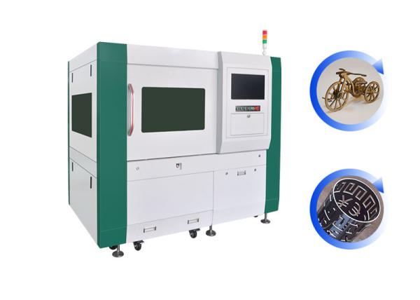 Quality 3 Axis Industrial Metal Laser Cutting Machine 580*580mm Cutting Area for sale
