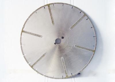 China Sharp Cutting Electroplated Diamond Blade Abrasives Hard Material 600mm for sale