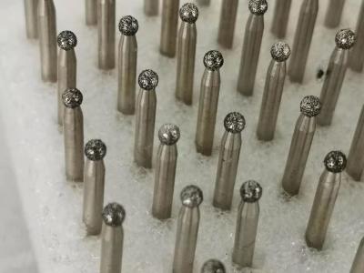 China 3*50*2.95 B80/100 Diamond Grinding Pins Burr Drill for sale