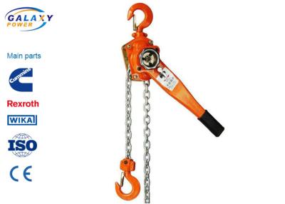 China 1.5 Ton Lever Hoist Overhead Line Construction Tools Manual Chain Block for sale