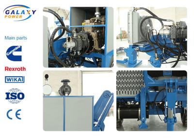 China 600mm Bull Wheel Hydraulic Pulling Machine , 150KN Cable Pulling Equipment for sale