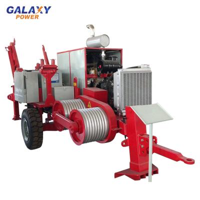 China 5km/H Diesel Electric Cable Pulling Machine ,  Underground Wire Pulling Equipment for sale