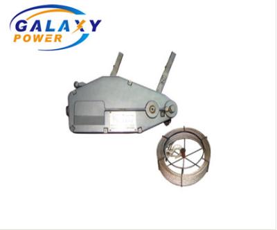 China 1 Ton Wire Rope Puller Overhead Line Construction Tools With 8mm Wire Rope Diameter for sale