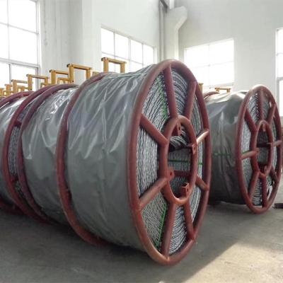 China Stringing Overhead Line Tool 15mm Anti Bursting Steel Wire Pilot Rope String for sale