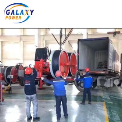 China 2.6km/H Hydraulic Stringing Equipment 35KN Cable Pulling Machine Teniosner Puller for sale