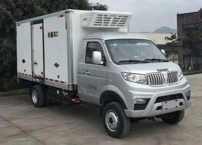 China Mini EV camión de caja refrigerada 1.5T para la entrega de cargas de alimentos frescos en venta