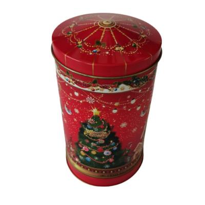 China Empty Carousel Musical Biscuit Tin Container Recyclable Eco Friendly for sale