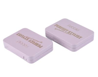 China Latas cosméticas personalizadas que empacotam o batom retangular pequeno Tin Box With Hinged Lid à venda